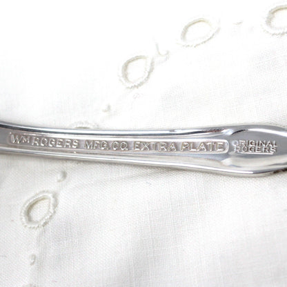 Serving Spoon, Wm Rogers Mfg Co, Camelot, Silverplate, Vintage 1964