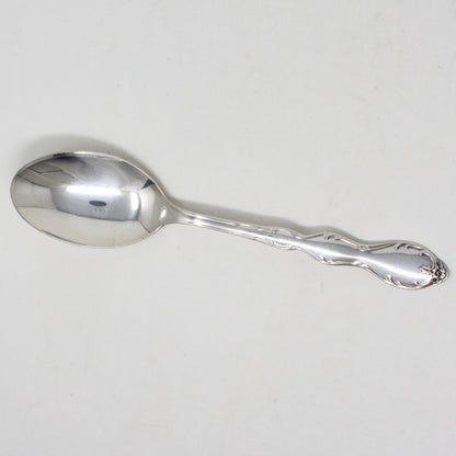 Serving Spoon, Wm Rogers Mfg Co, Camelot, Silverplate, Vintage 1964