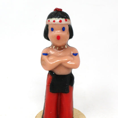 Candle, Gurley Novelty, Figural American Indian Thanksgiving Candles, Vintage, SOLD