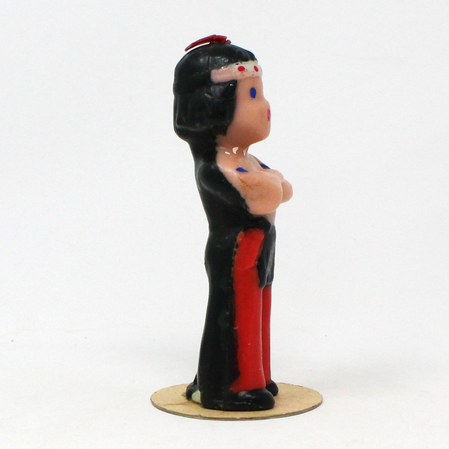 Candle, Gurley Novelty, Figural American Indian Thanksgiving Candles, Vintage, SOLD