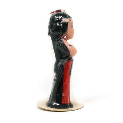 Candle, Gurley Novelty, Figural American Indian Thanksgiving Candles, Vintage