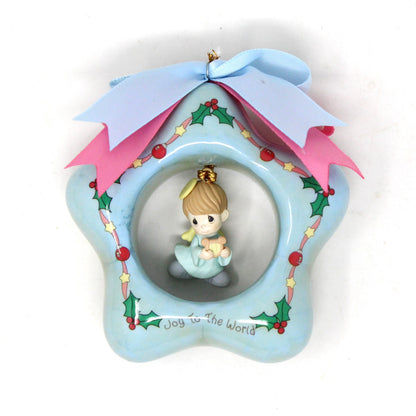 Ornaments, Enesco, Precious Moments, Star Shape, Joy to the World, 1996, Vintage