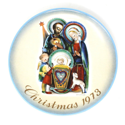 Decorative Plate, Schmid Brothers, Christmas Plate Hummel 1973, Collector Series, Vintage