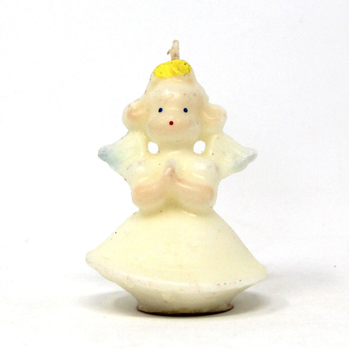 Candle, Gurley Novelty, Figural Angel Christmas Candle Vintage