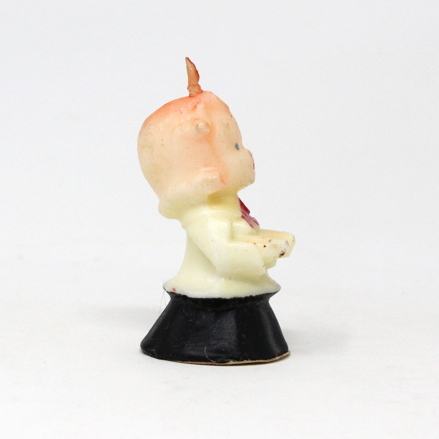 Candle, Gurley Novelty, Figural Christmas Choir Singer Caroler Girl, Vintage Collectibles