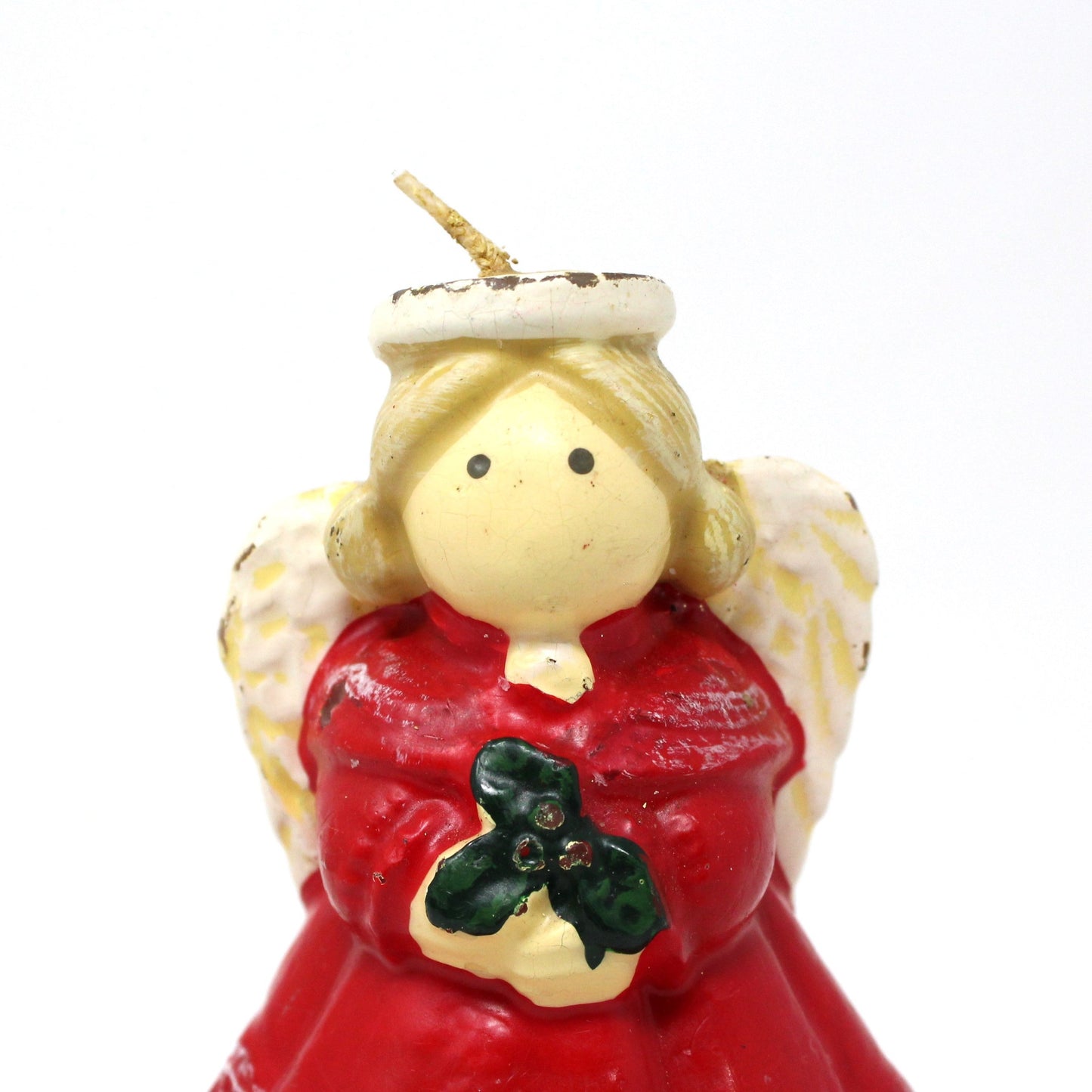 Candle, Angel Figural Novelty Christmas Candle Vintage