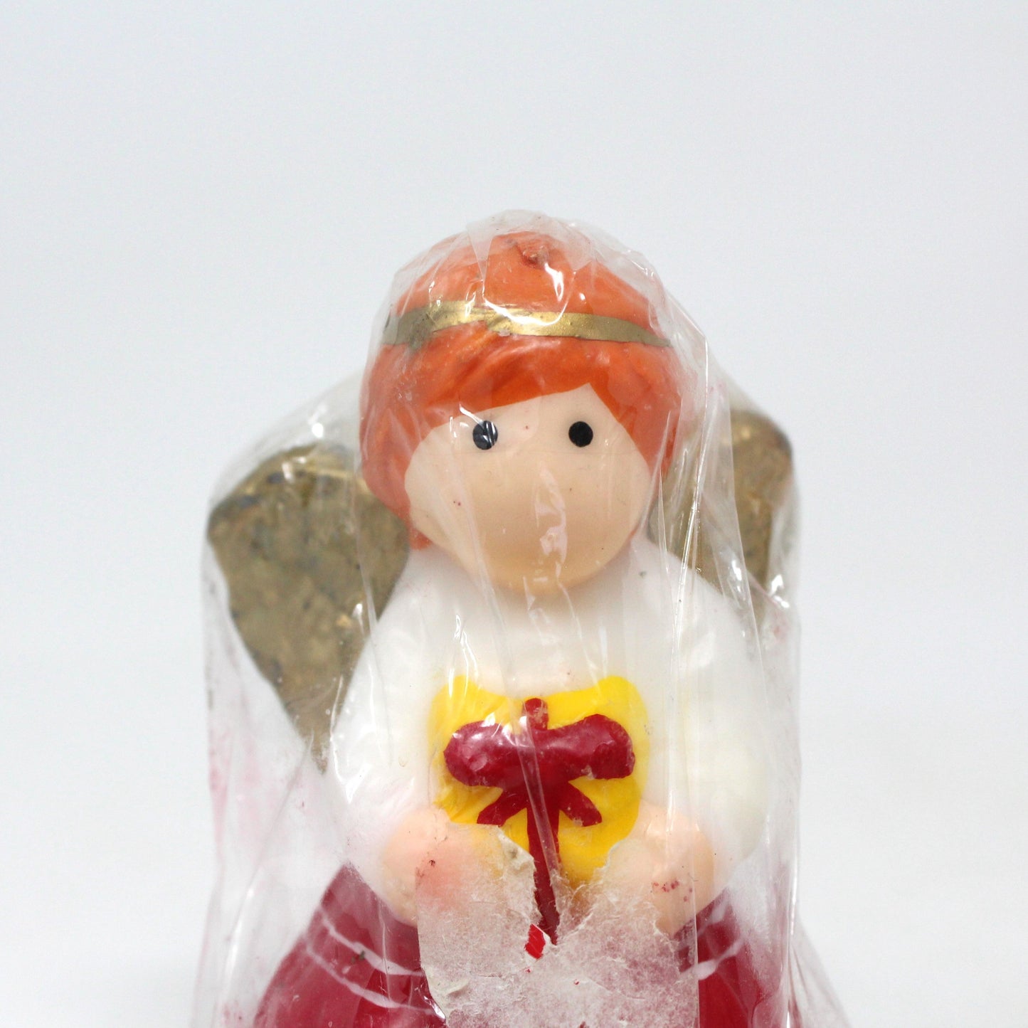 Candle, Angel Figural Novelty Christmas Candle Vintage