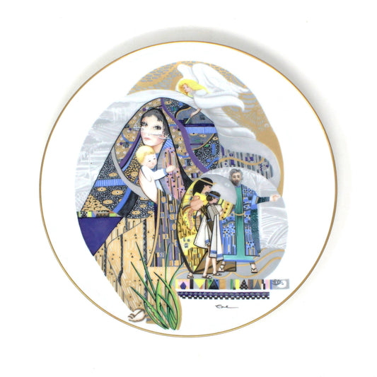 Decorative Plate, Knowles, Biblical Mothers Collection, Sarah and Isaac, Licea Style, Vintage