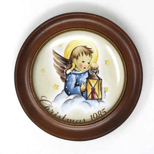 Decorative Plate, Schmid Brothers, Christmas Plate Hummel 1985, Heavenly Light, Framed, Vintage