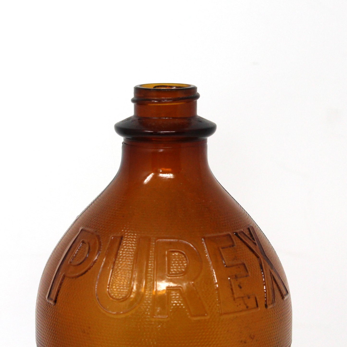 Bottle, Purex, Duraglas Brown Glass, Huntington WV, Vintage