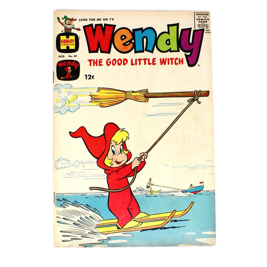 Comic Book, Harvey World, Wendy The Good Little Witch, #49, Vintage 1968