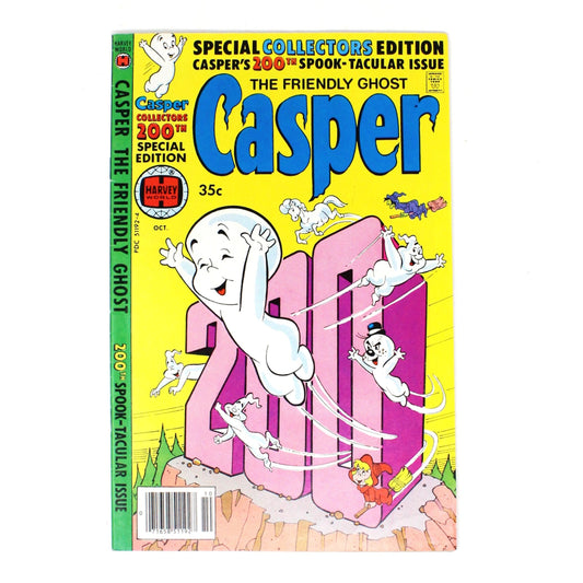 Comic Book, Harvey World, Casper the Friendly Ghost, #200 Special Edition, Vintage 1978