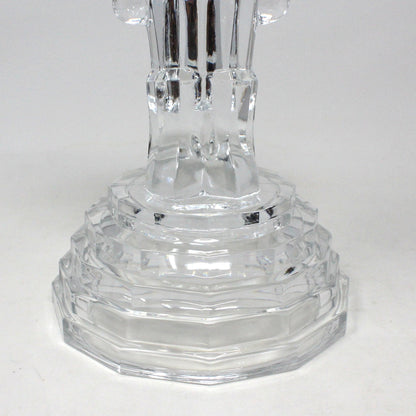 Candle Holder, Christmas Nutcracker, Princess House, St. George Crystal, Vintage