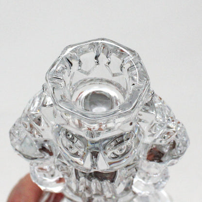 Candle Holder, Christmas Nutcracker, Princess House, St. George Crystal, Vintage