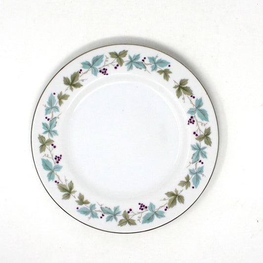 Salad Plate, Fine China of Japan, Vintage 6701, Grape Vines