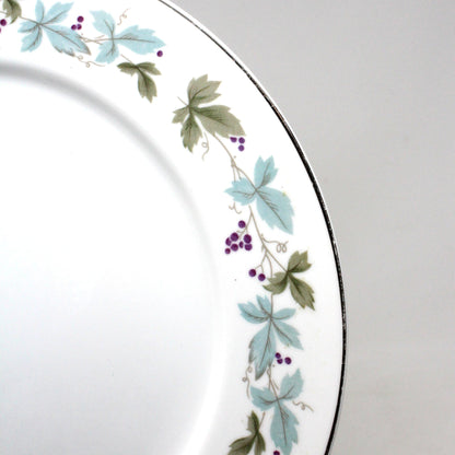 Dinner Plate, Fine China of Japan, Vintage 6701 Pattern, Grape Vines