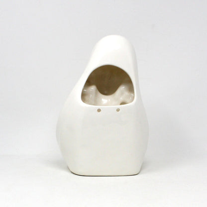 Planter / Wall Pocket Vase, Napco, Madonna / Virgin Mary Head Vase, White Porcelain, Vintage