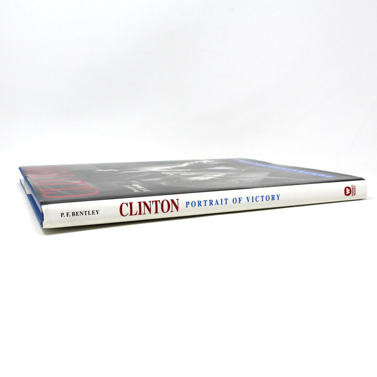 Book, Clinton: Portrait of Victory, Hardcover, First Printing, Jan 1993, Inauguration Date Stamp, Vintage