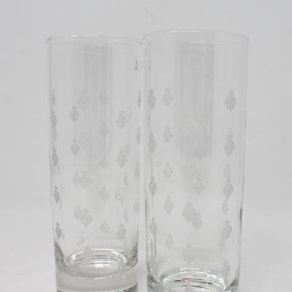 Glasses, Cocktail / Highball, Courvoisier CV , Set of 2, France