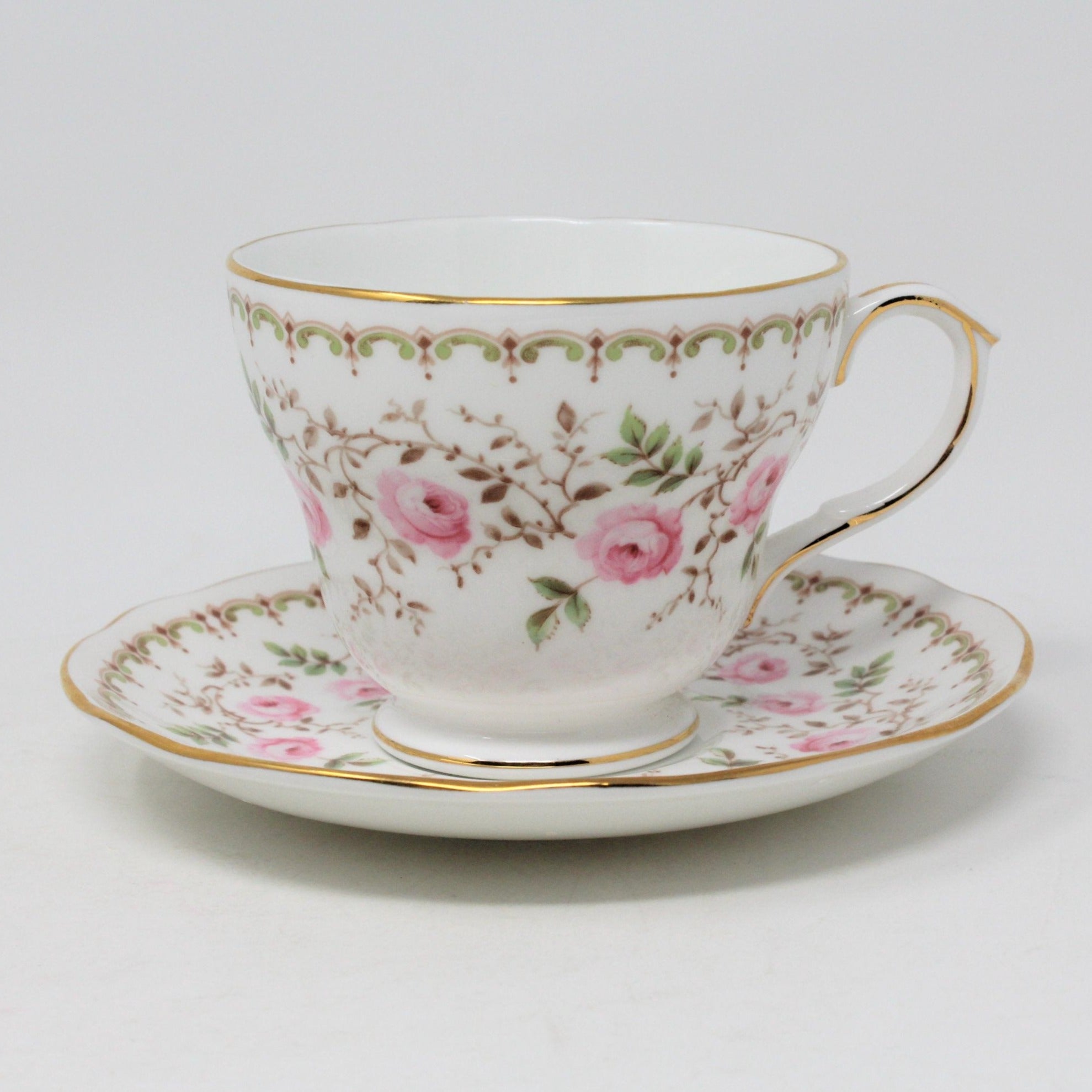 Teacup and Saucer Duchess China Fragrance Bone China Vintage