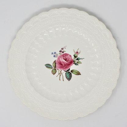 Dinner Plate, Spode Copeland, Billingsley Rose, Earthenware, Vintage 1946