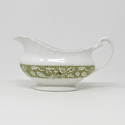 Gravy Boat / Saucière, J&G Meakin, Lucerne Green, Ironstone, Vintage