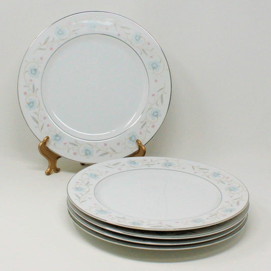 Dinner Plate, Fine China of Japan, English Garden, Set of 5, Vintage