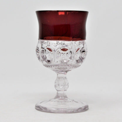 Antique King's Crown Thumbprint Ruby Flash Liquor Glasses Set of 8 – Shop  Cool Vintage Decor