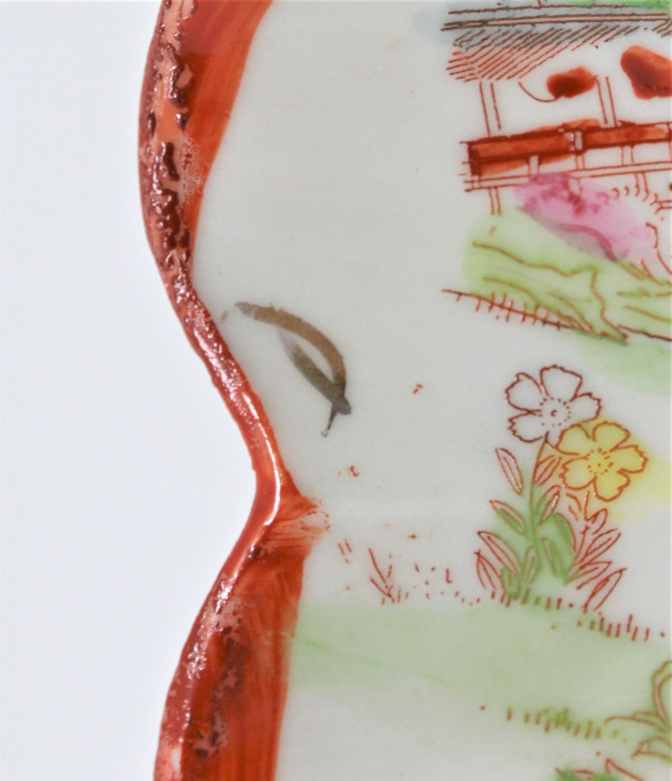 Vintage Japanese Moriage outlets Bowl With Geishas & Roses