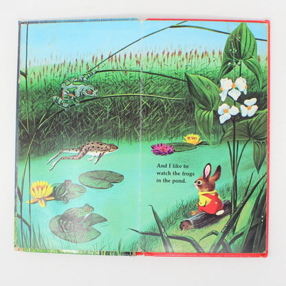 Children's Book, Golden Sturdy Book, I am a Bunny, Richard Scarry, Hardcover, Vintage 1963