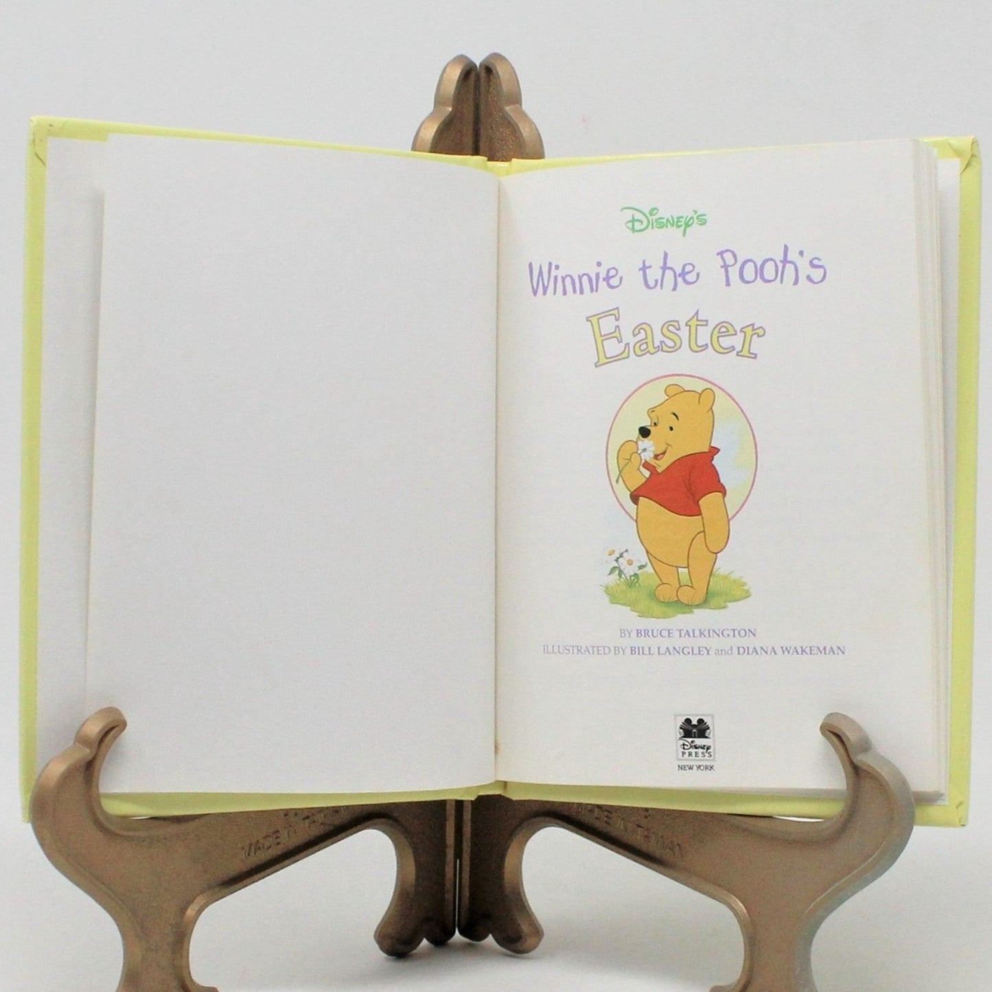 Children's Book, Disney Press, Winnie the Pooh's Easter, Mini Book, Hardcover, 1996