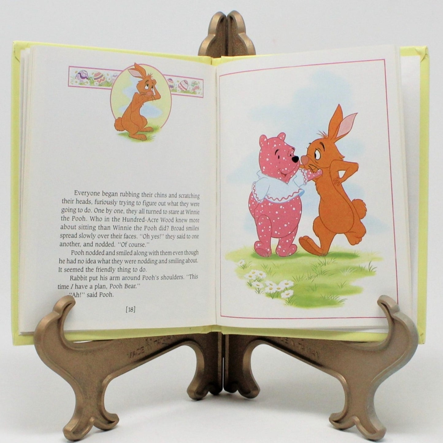 Children's Book, Disney Press, Winnie the Pooh's Easter, Mini Book, Hardcover, 1996