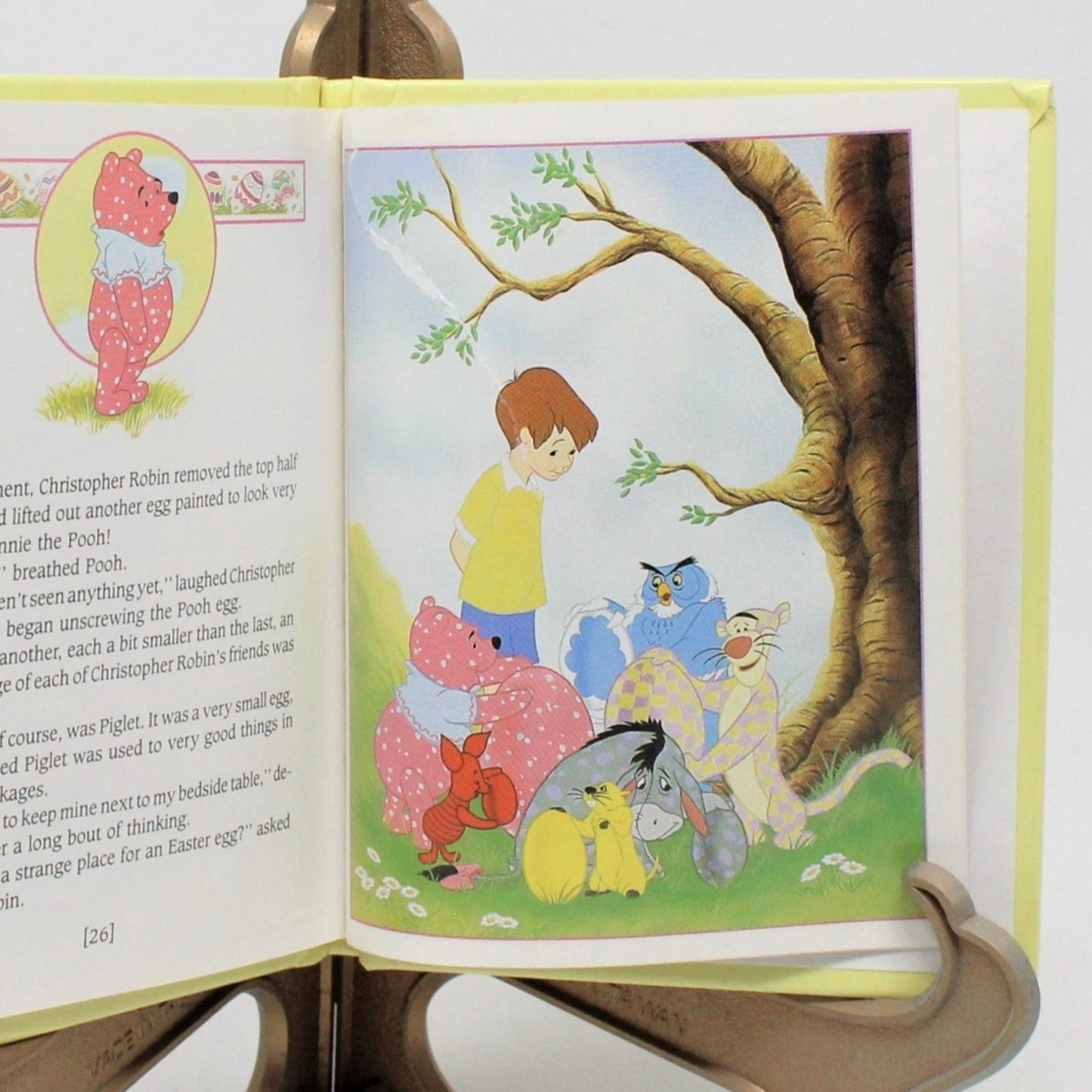 Children's Book, Disney Press, Winnie the Pooh's Easter, Mini Book, Hardcover, 1996