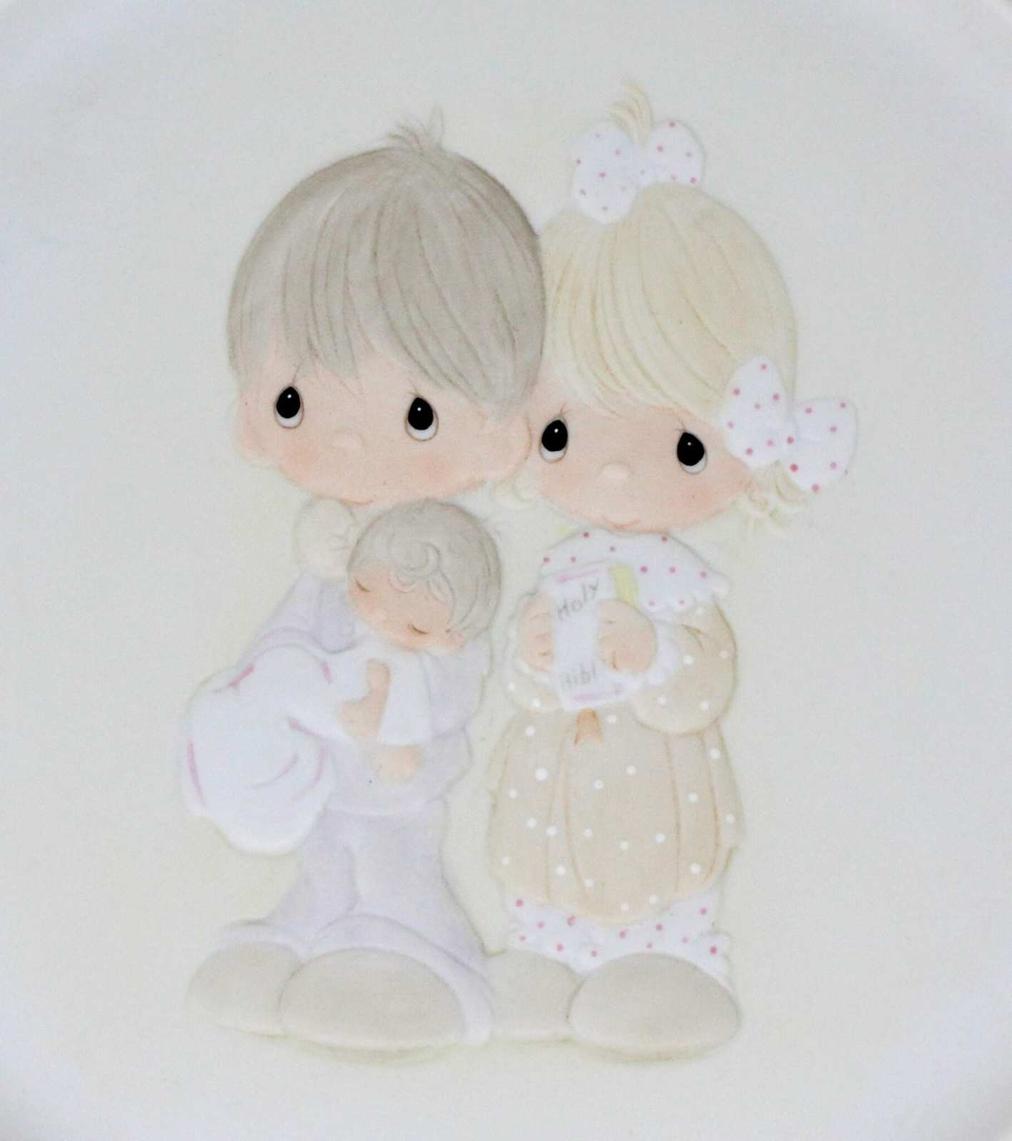 Decorative Plate, Enesco, Precious Moments, Rejoicing With You, Vintage  1981, SOLD