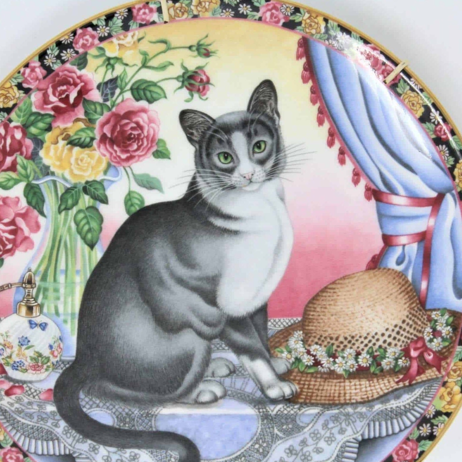 Vintage ceramic coasters (6) by Schumann Arzberg Bavaria with - Ruby Lane