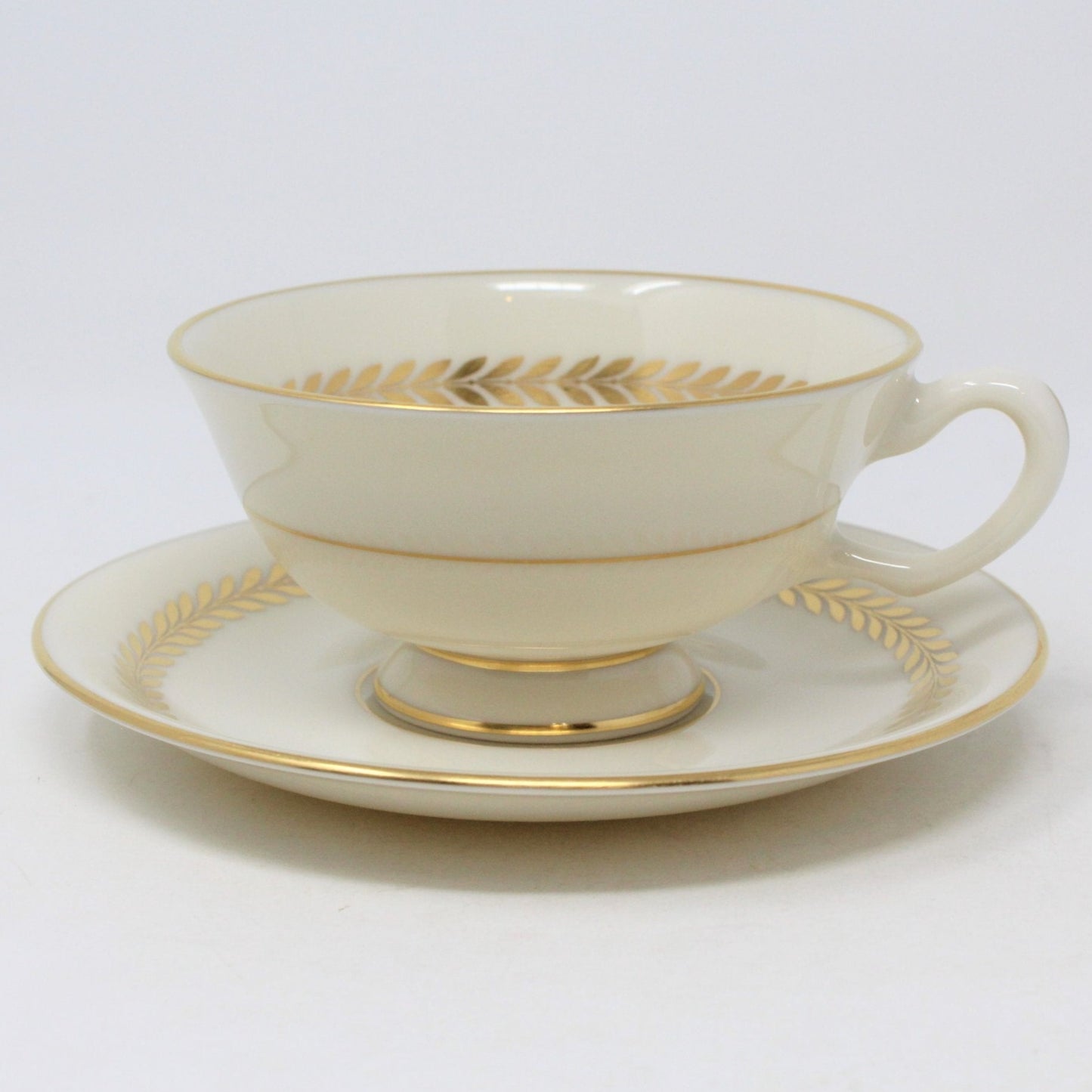 Teacup and Saucer, Lenox, Imperial P-338, USA Vintage