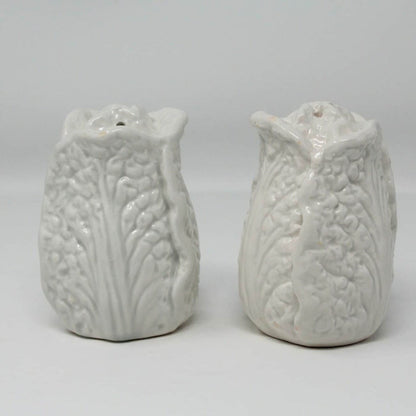 Salt and Pepper Shakers, Fitz and Floyd, Cabbage Shaped, Vintage