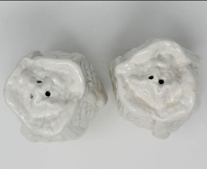 Salt and Pepper Shakers, Fitz and Floyd, Cabbage Shaped, Vintage