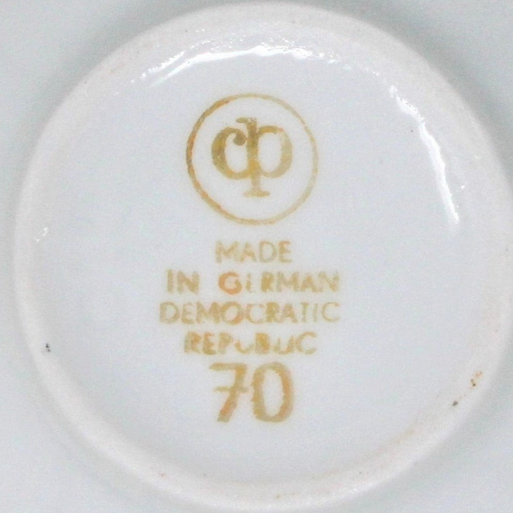 Creamer, Colditz, C.P., Floral & Wheat, Germany GDR, Vintage