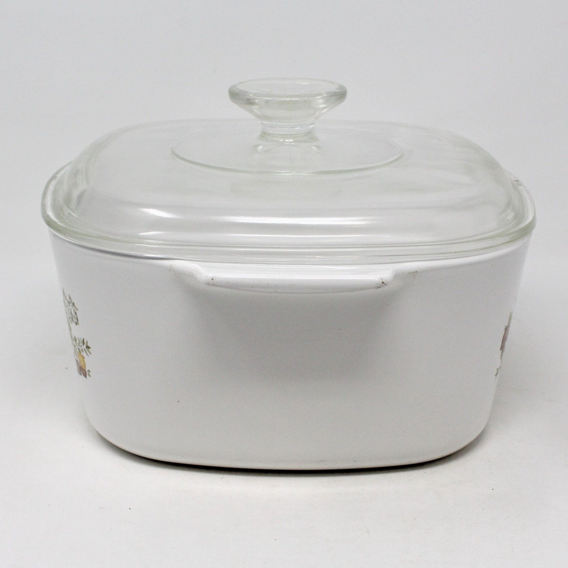 VINTAGE Corning Ware Spice of Life Casserole Dish Pyrex Lid Electric Skillet