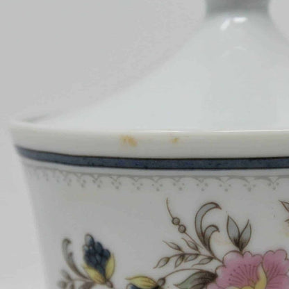 Creamer & Sugar with Lid, Ranmaru, Hampton, Crescent Fine China, Vintage