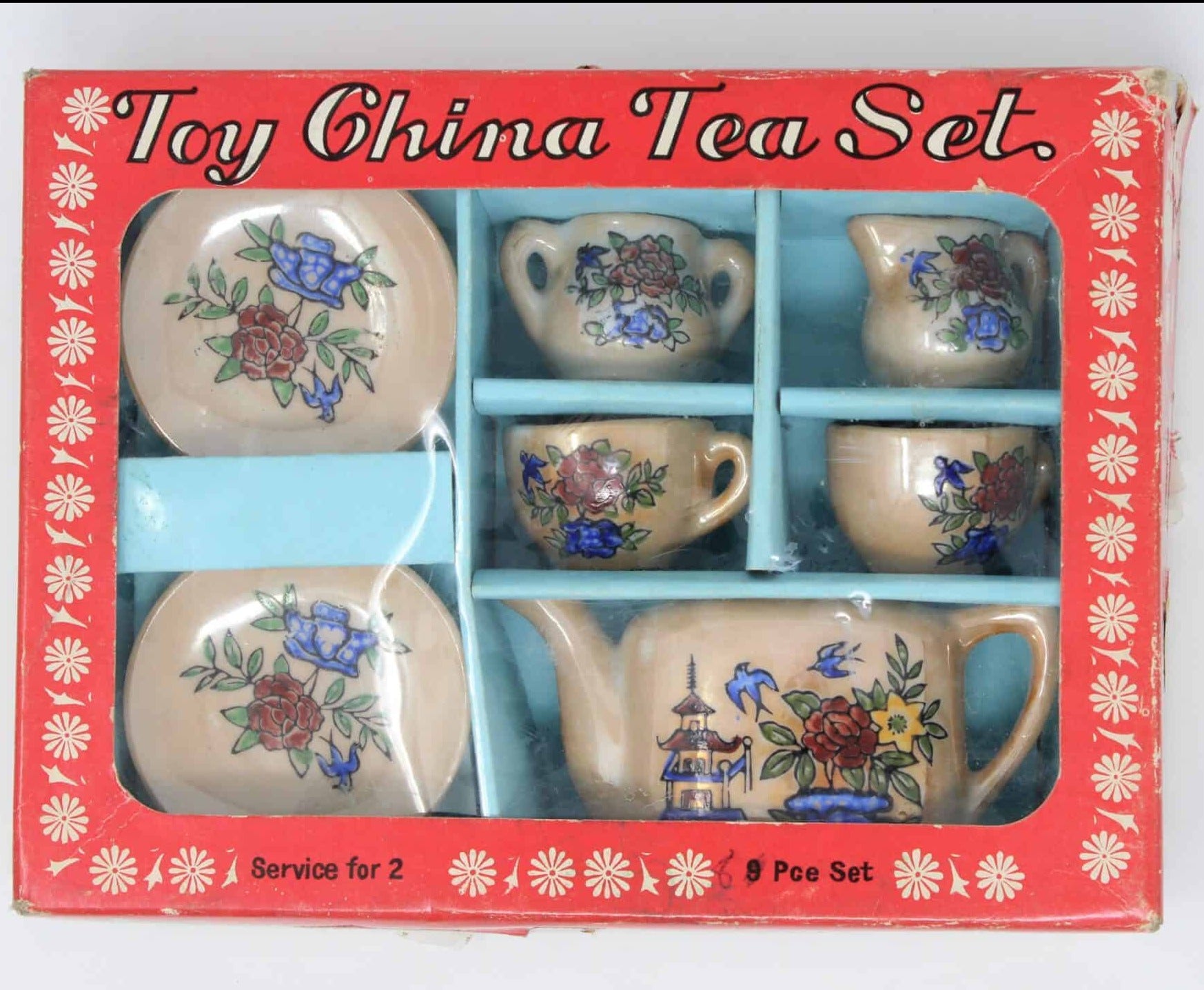 Vintage toy hotsell china tea set