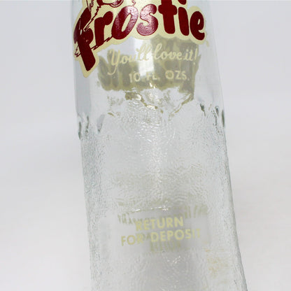 Soda Bottle, Frostie Root Beer, ACL 10oz, Camden, N.J., Vintage 1973