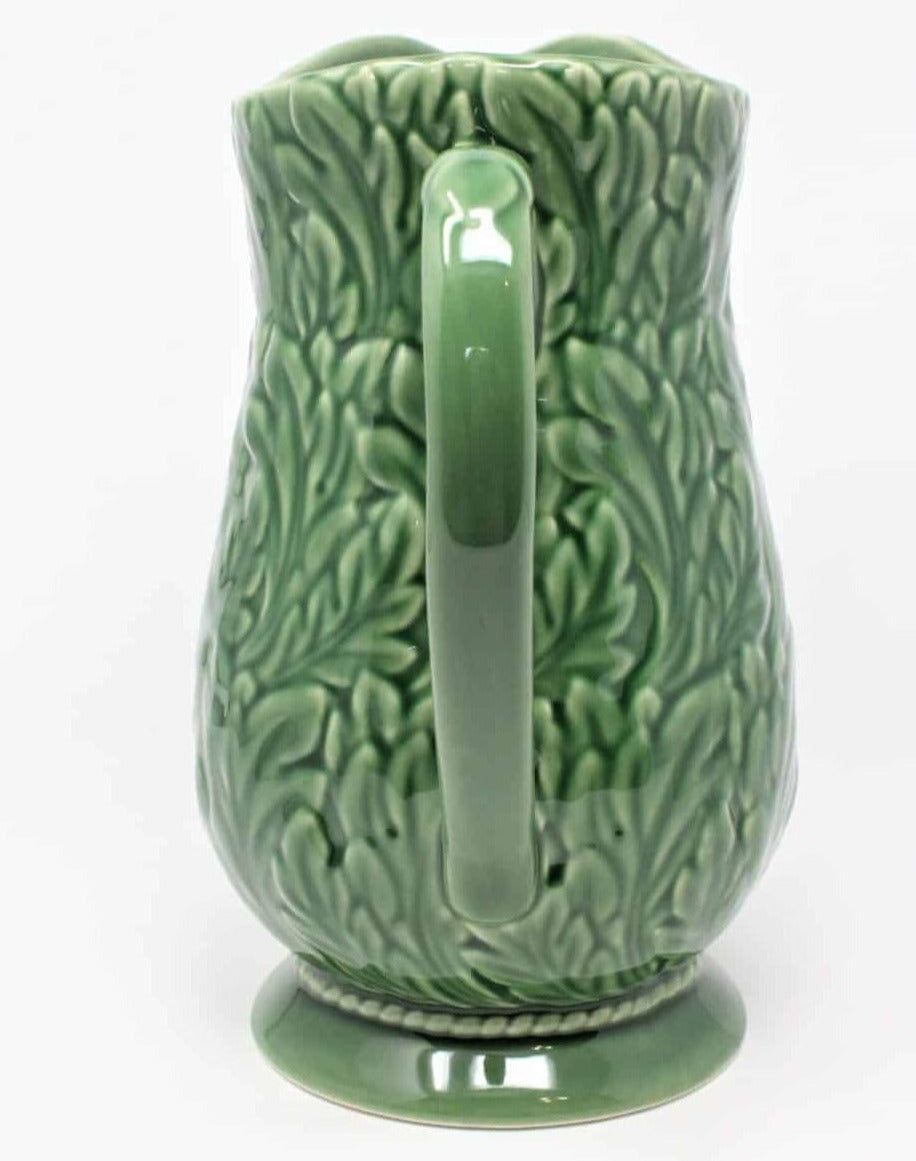 Pitcher Lenox Aerin Lauder Thicket Green Leaves Ceramic