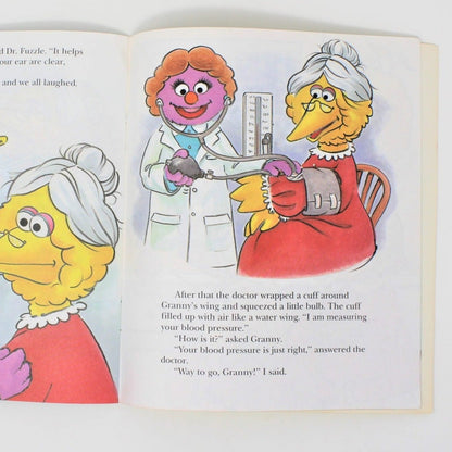 Children's Book, Sesame Street, I want to be a Doctor, Softcover, Vintage 1991