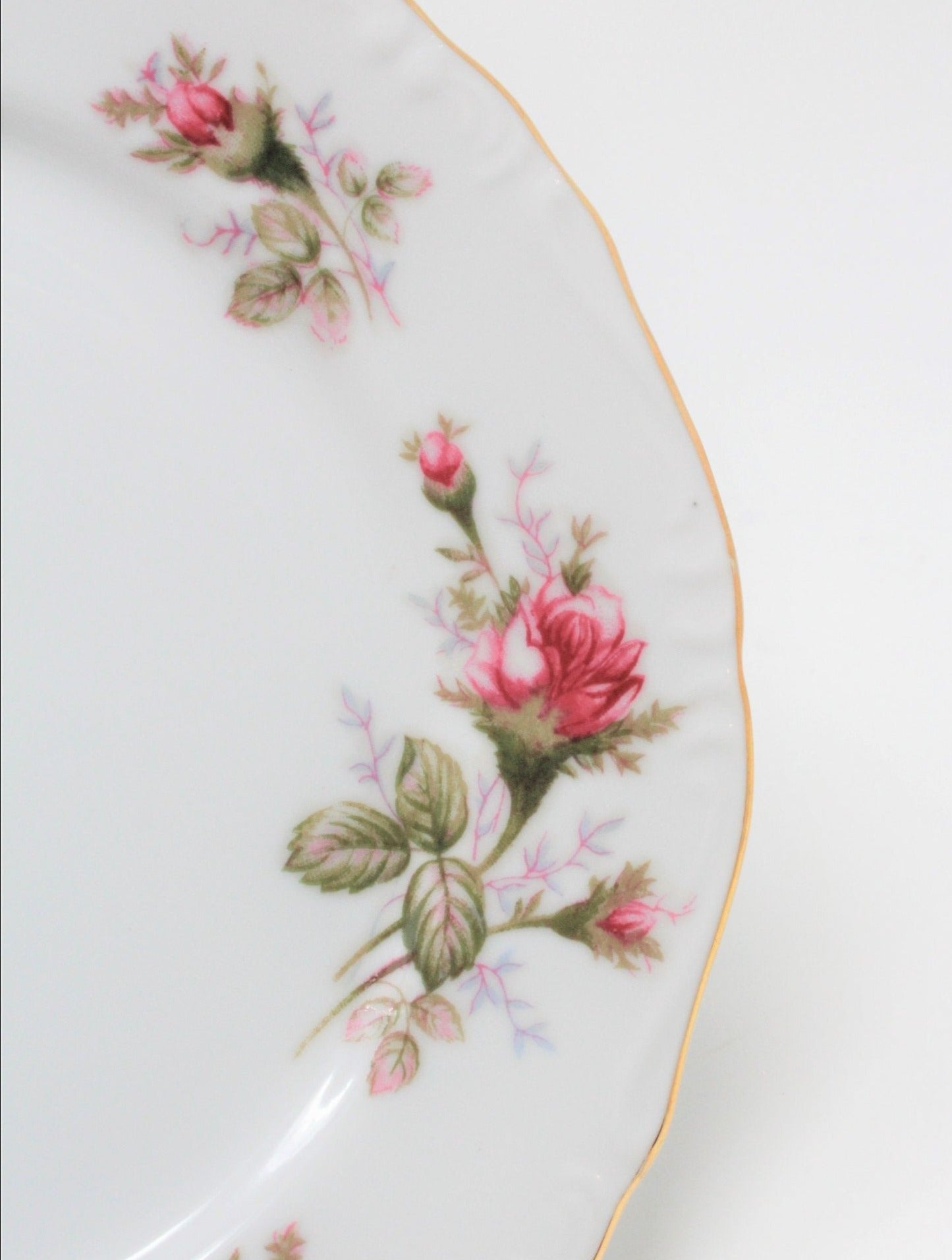 Dessert / Salad Plate, Norleans Japan, Old Rose, Vintage