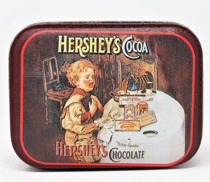 Gift Tin / Candy Tin, Hershey's Cocoa Chocolate Crying Boy Tin, Vintage