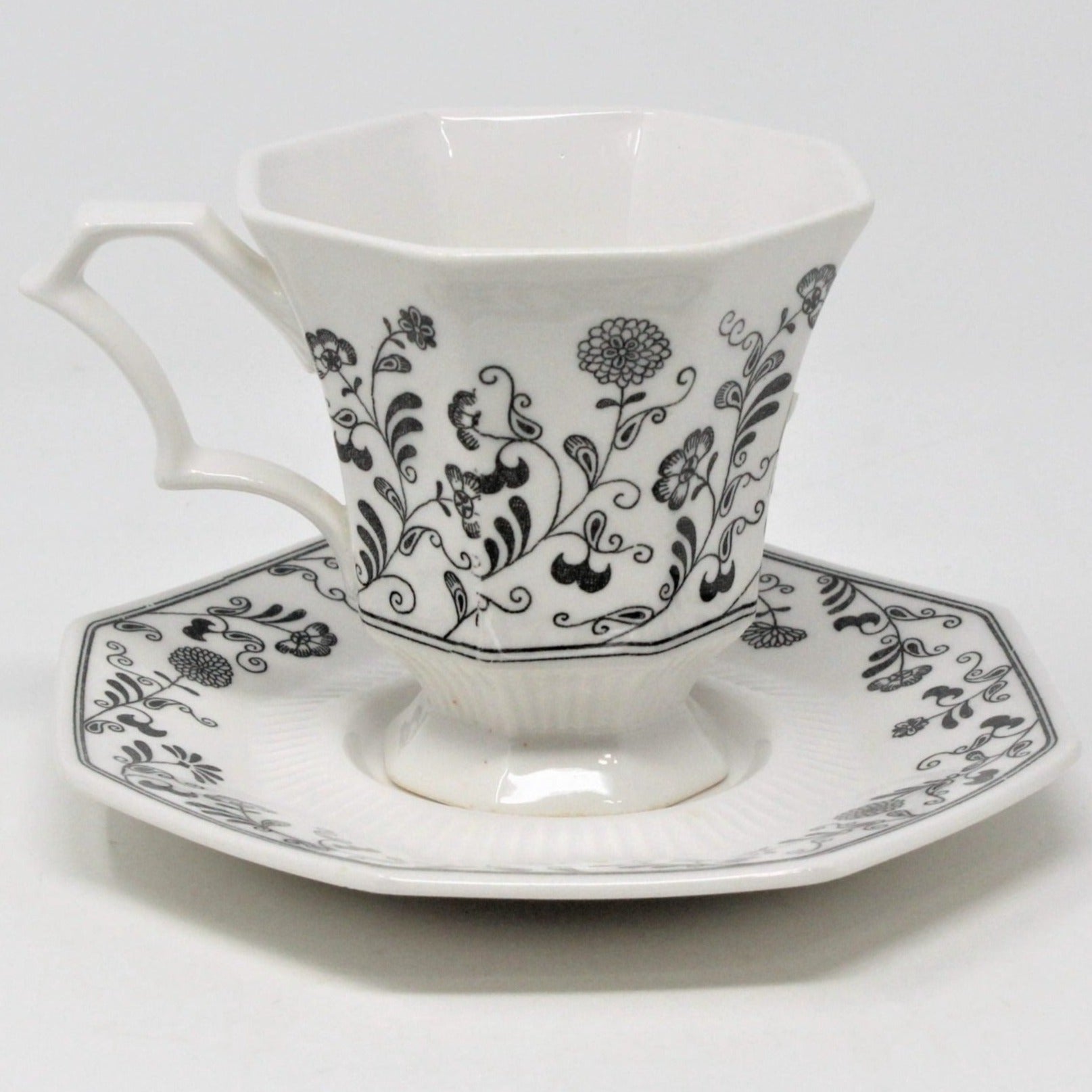 Teacup and Saucer, Independence, Millbrook, Ironstone, Vintage