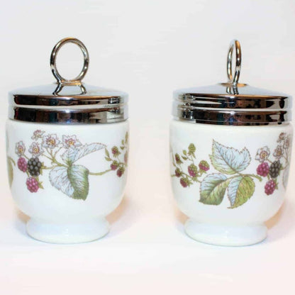 Egg Coddlers / Egg Cups, Royal Worcester, Lavinia, Set of 2, Vintage, SOLD