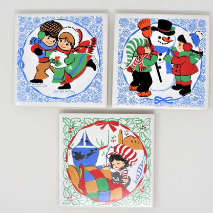 Trivet / Coaster, Jasco Christmas Kitsch, Set of 3 Vintage Designs